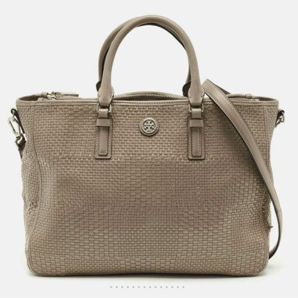 Tory Burch Robinson woven tote